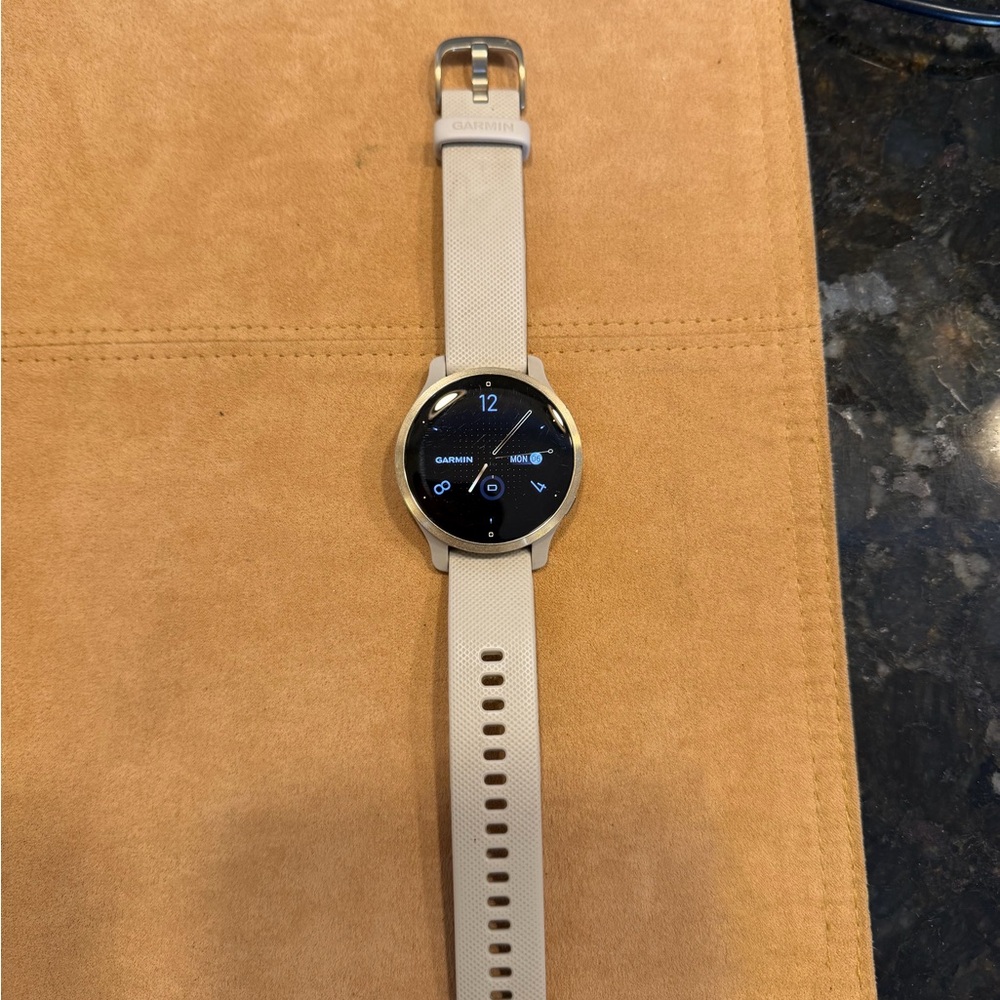 Garmin Venu 2S Beige and Rose Gold Smartwatch